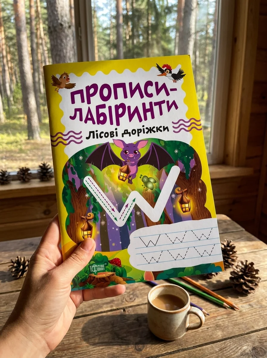 Прописи-лабіринти. Лісові доріжки — Книги