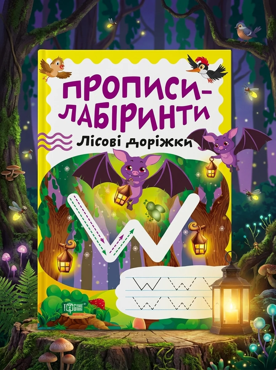 Прописи-лабіринти. Лісові доріжки — фото 2