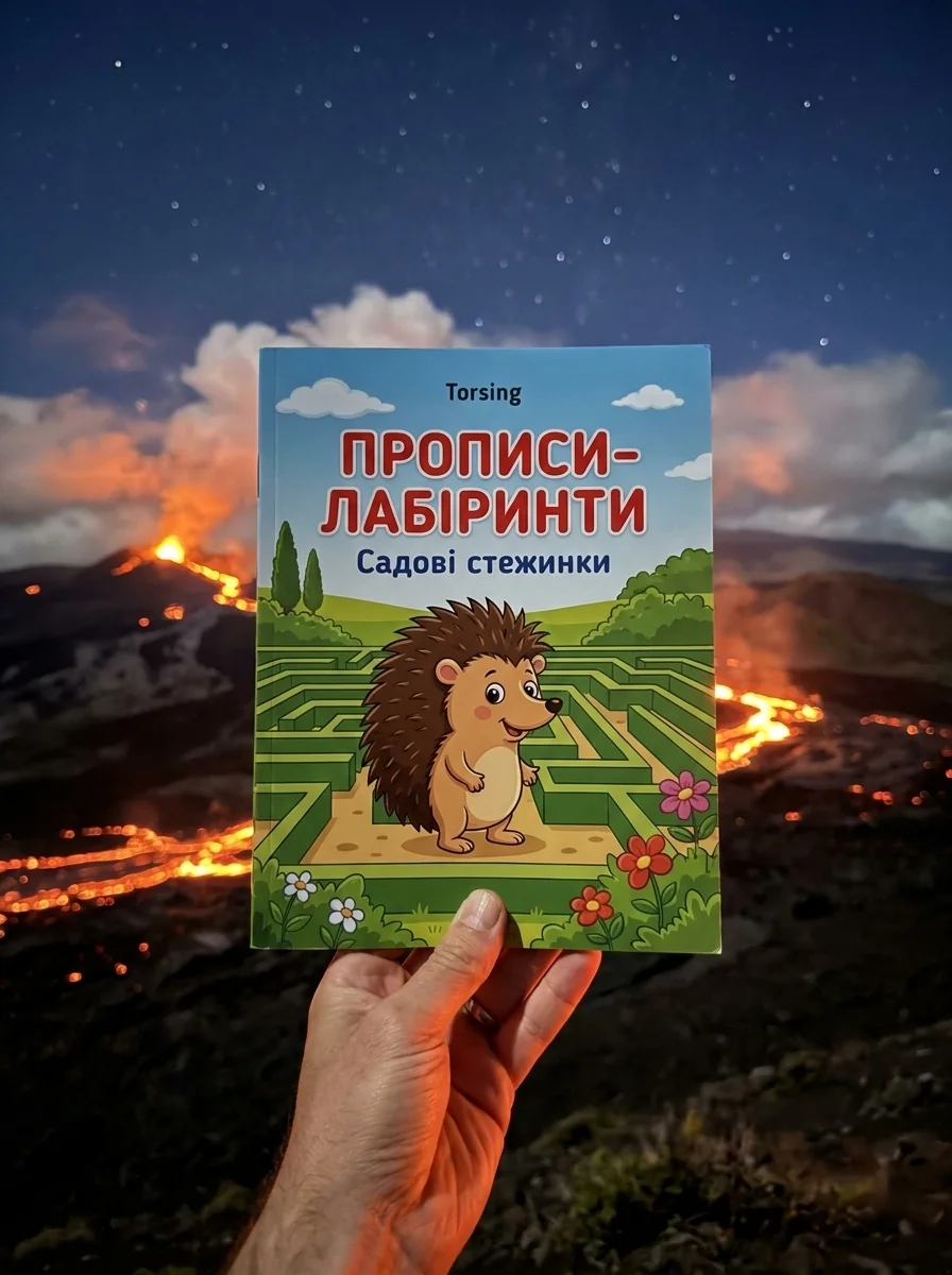 Прописи-лабіринти. Садові стежинки — Олександра Шипарьова, обкладинка