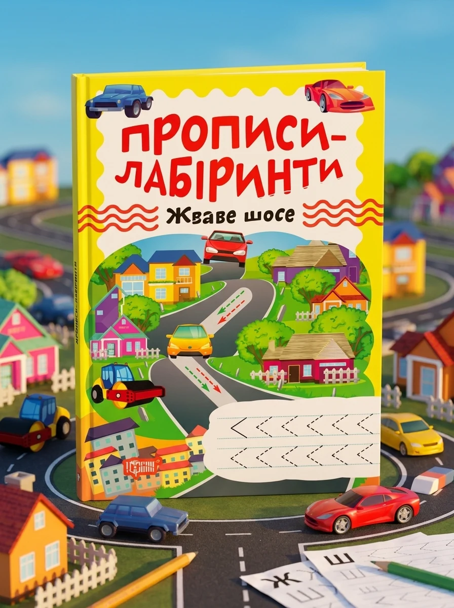 Прописи-лабіринти. Жваве шосе — Книги
