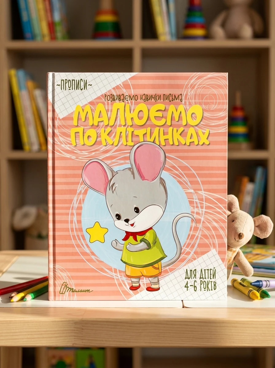Прописи. Малюємо по клітинках, — Дитяча література