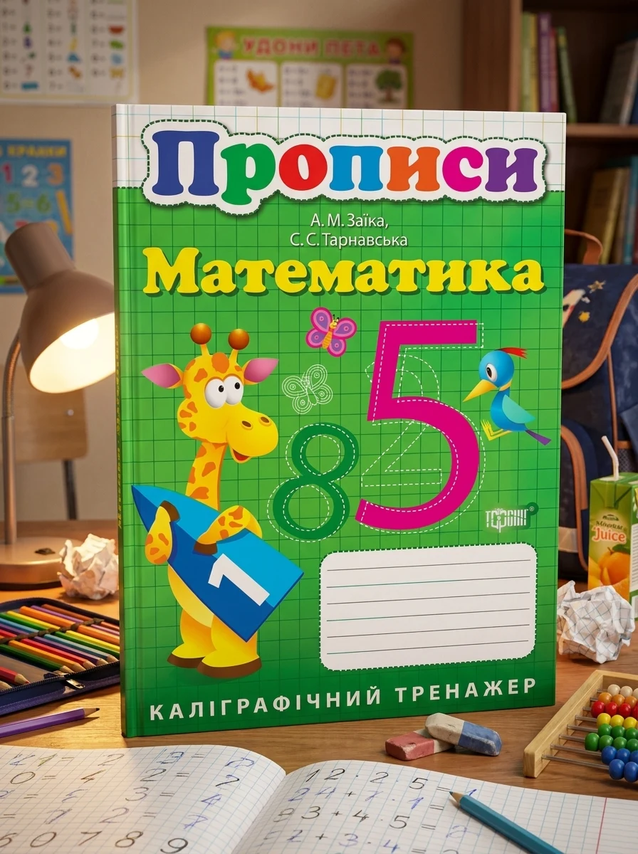 Прописи. Математика, — Дитяча література