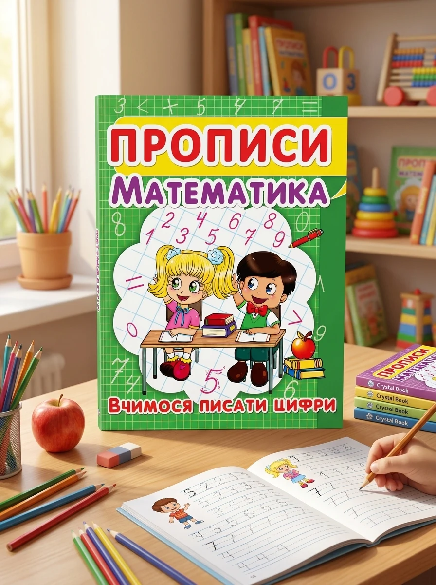 Прописи. Математика. Вчимося писати цифри, — Дім, сім'я, релігія