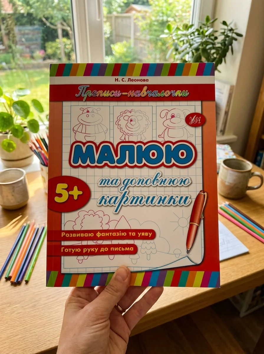 Прописи-навчалочки. Малюю та доповнюю картинки. Від 5 років — Підготовка до школи