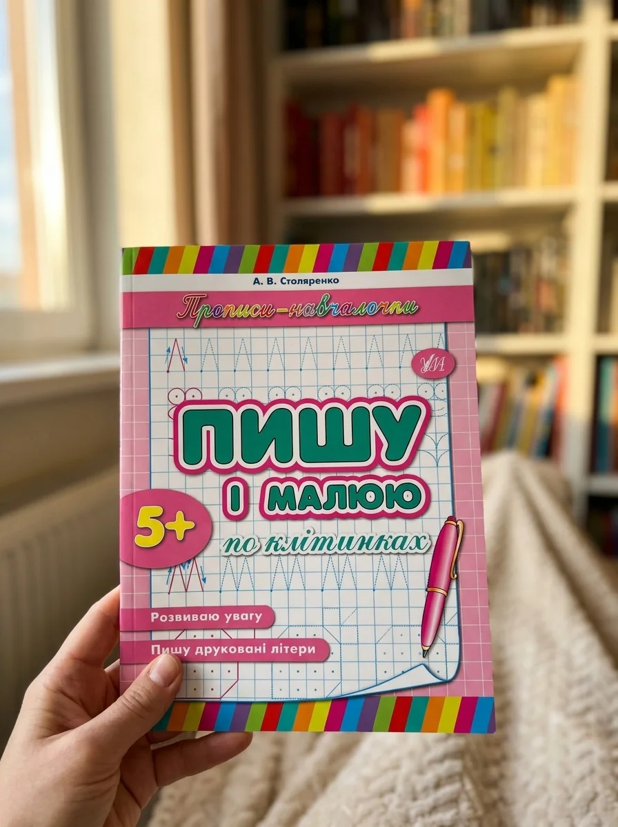 Прописи-навчалочки. Пишу і малюю по клітинках. Від 5 років — Підготовка до школи