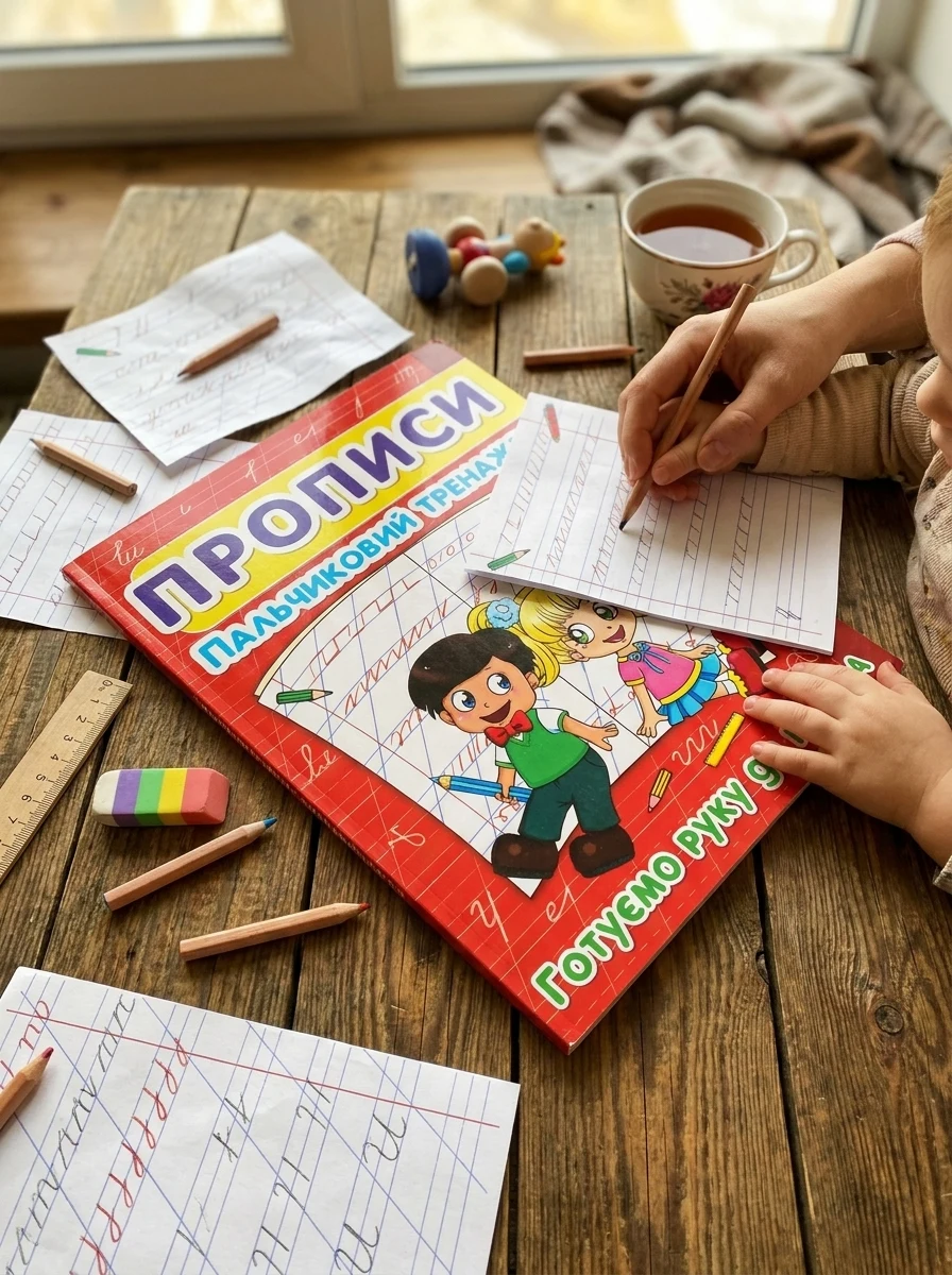 Прописи. Пальчиковий тренажер. Готуємо руку до письма, — Дитяча література