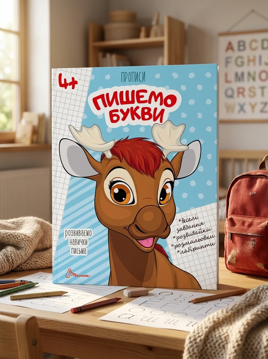 Прописи. Пишемо букви 4+, — Вивчення мов