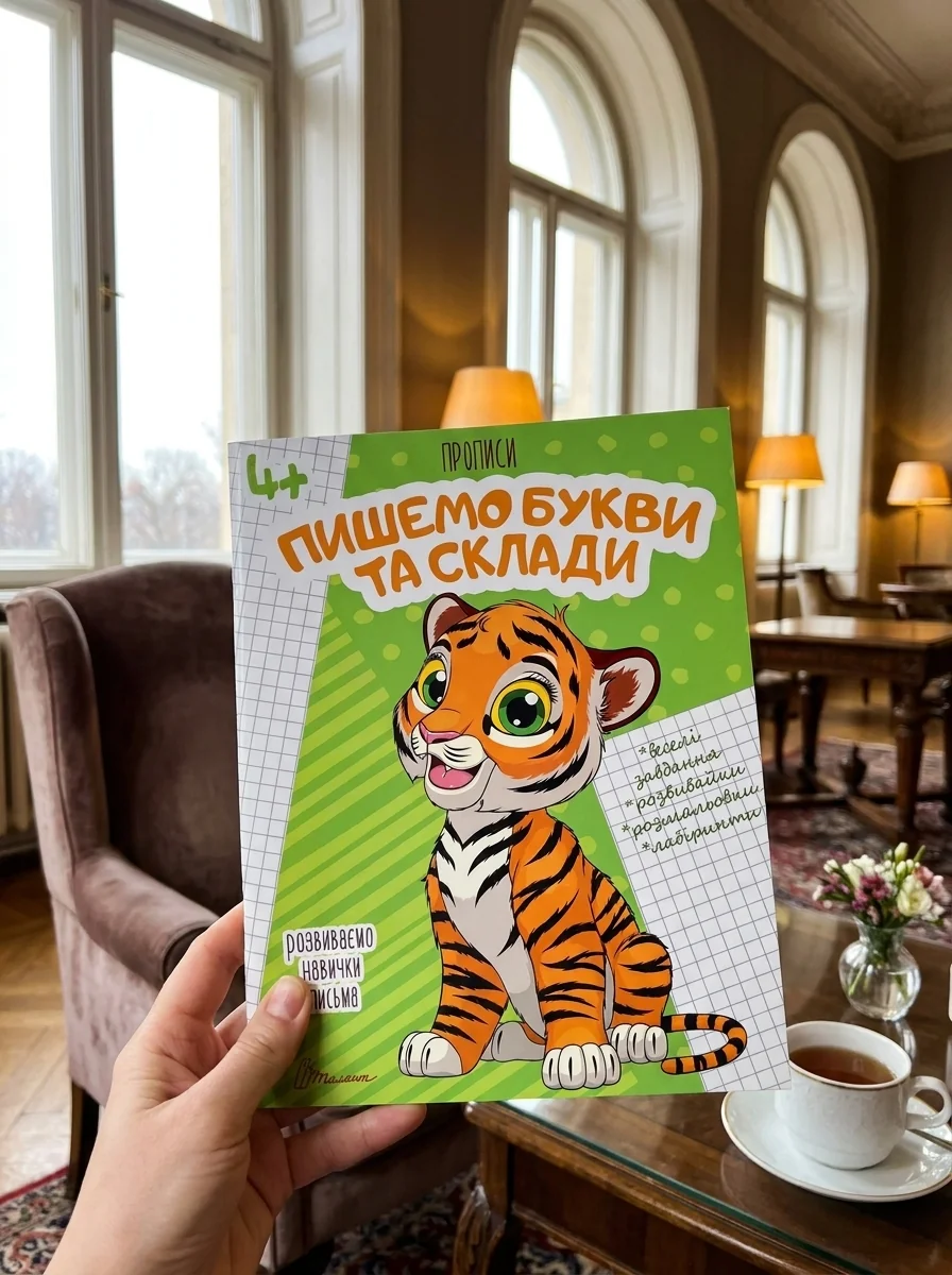 Прописи. Пишемо букви і склади 4+ — Вивчення мов