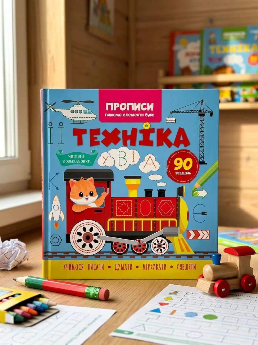 Прописи. Пишемо елементи букв. Техніка, — Вивчення мов