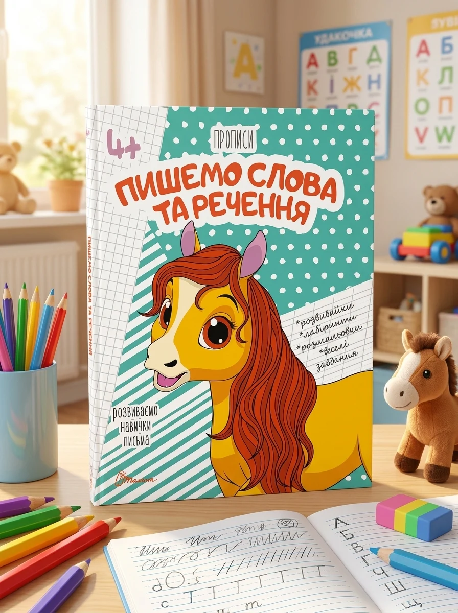 Прописи. Пишемо слова та речення 4+, — Вивчення мов