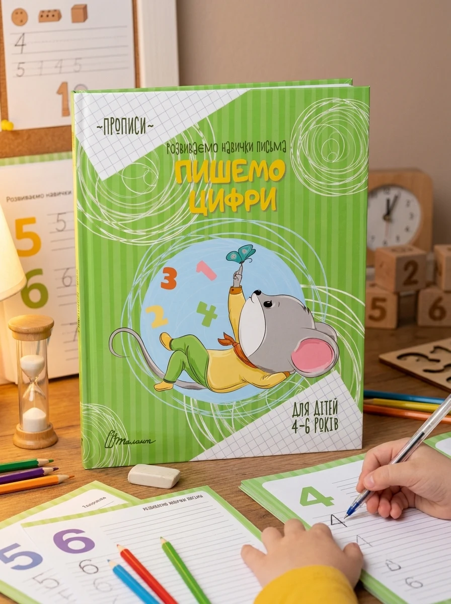 Прописи. Пишемо цифри 4-6 — Дім, сім'я, релігія