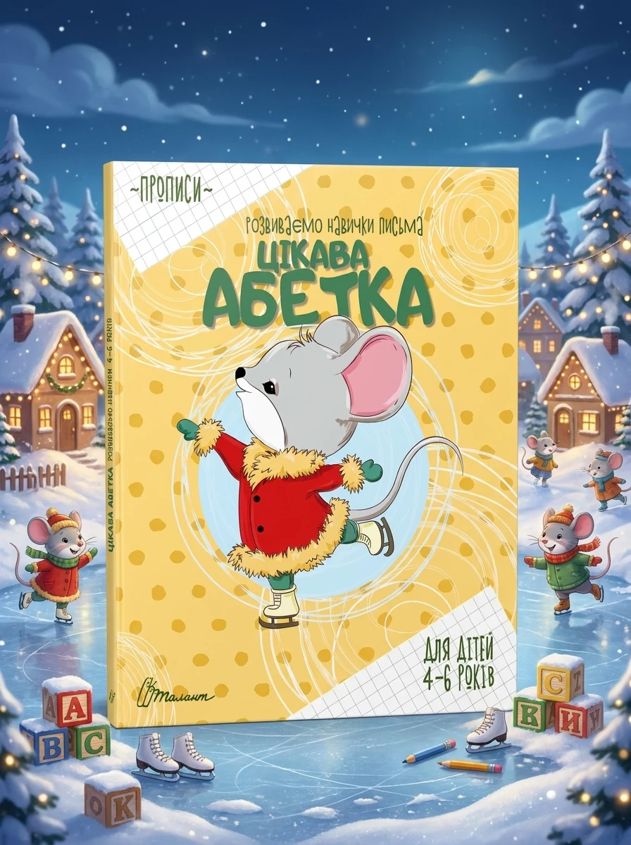 Прописи. Розвиваємо навички письма. Цікава абетка. 4-6 років