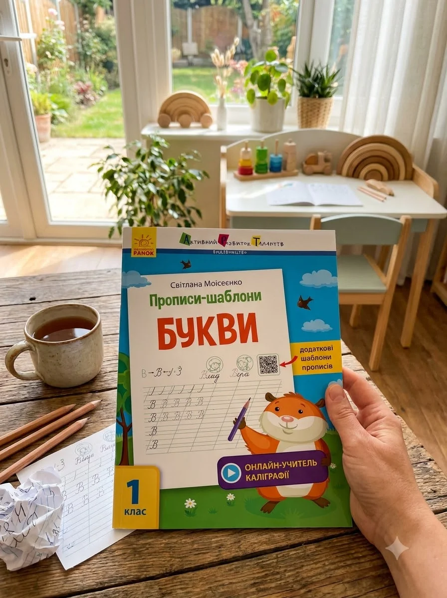 Прописи-шаблони. Букви — Підготовка до школи