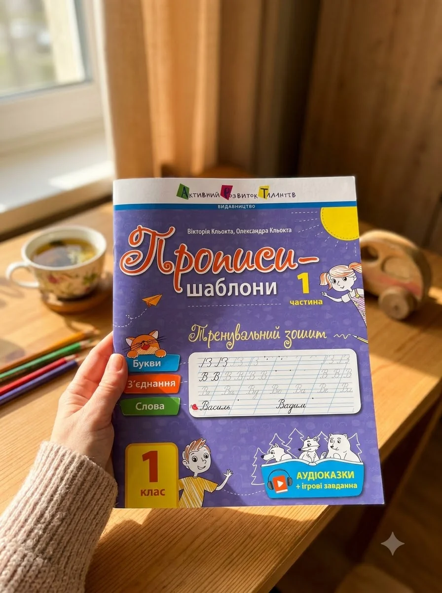 Прописи-шаблони. Тренувальний зошит. 1 клас. 1 частина — Підготовка до школи