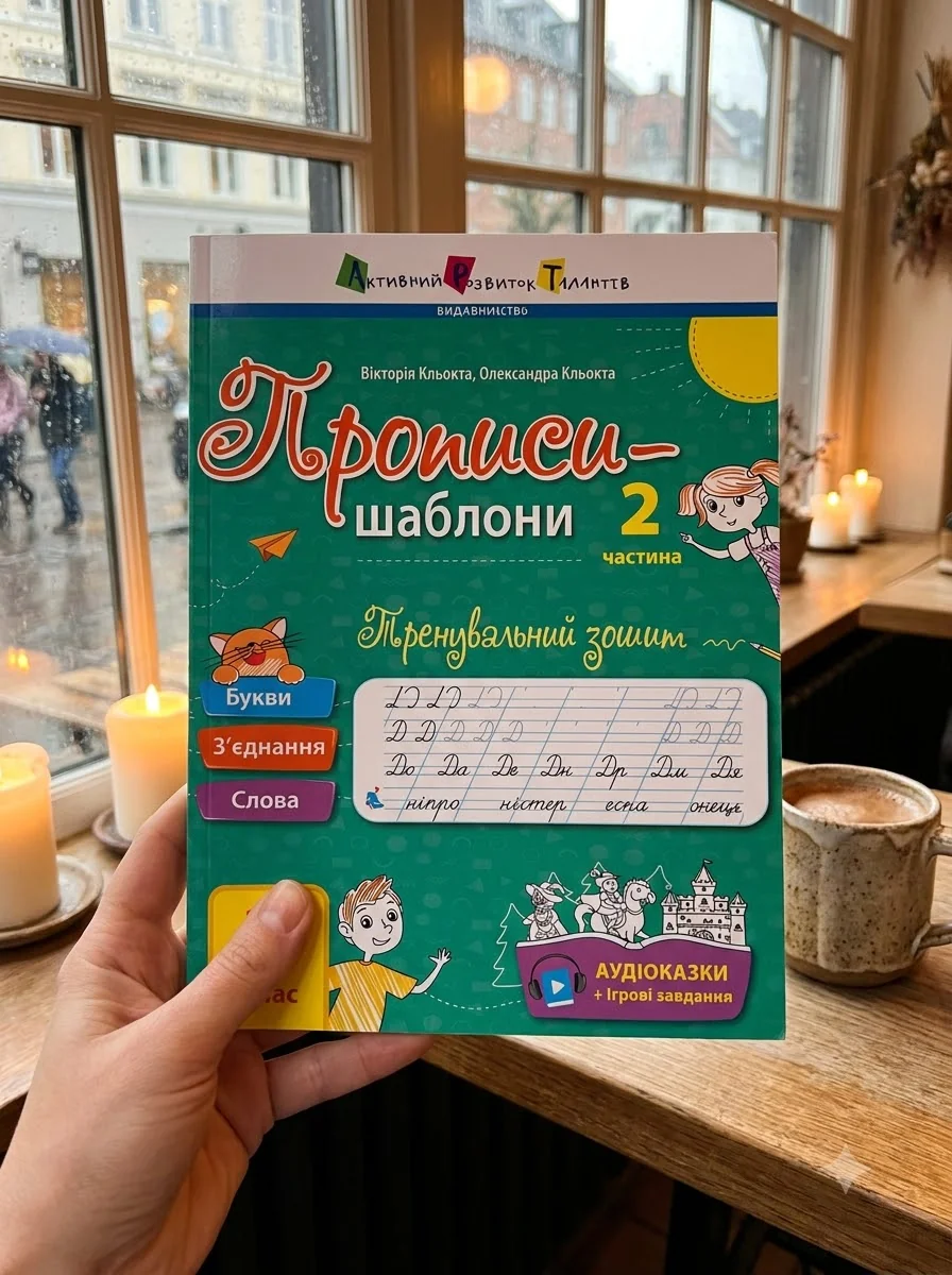 Прописи-шаблони. Тренувальний зошит. 1 клас. 2 частина — Підготовка до школи