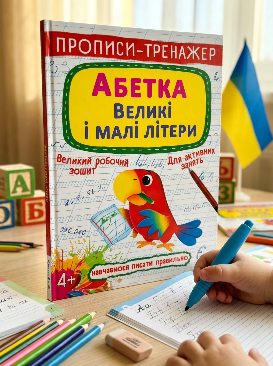 Прописи-тренажер. Абетка. Великі і малі літери, — Вивчення мов