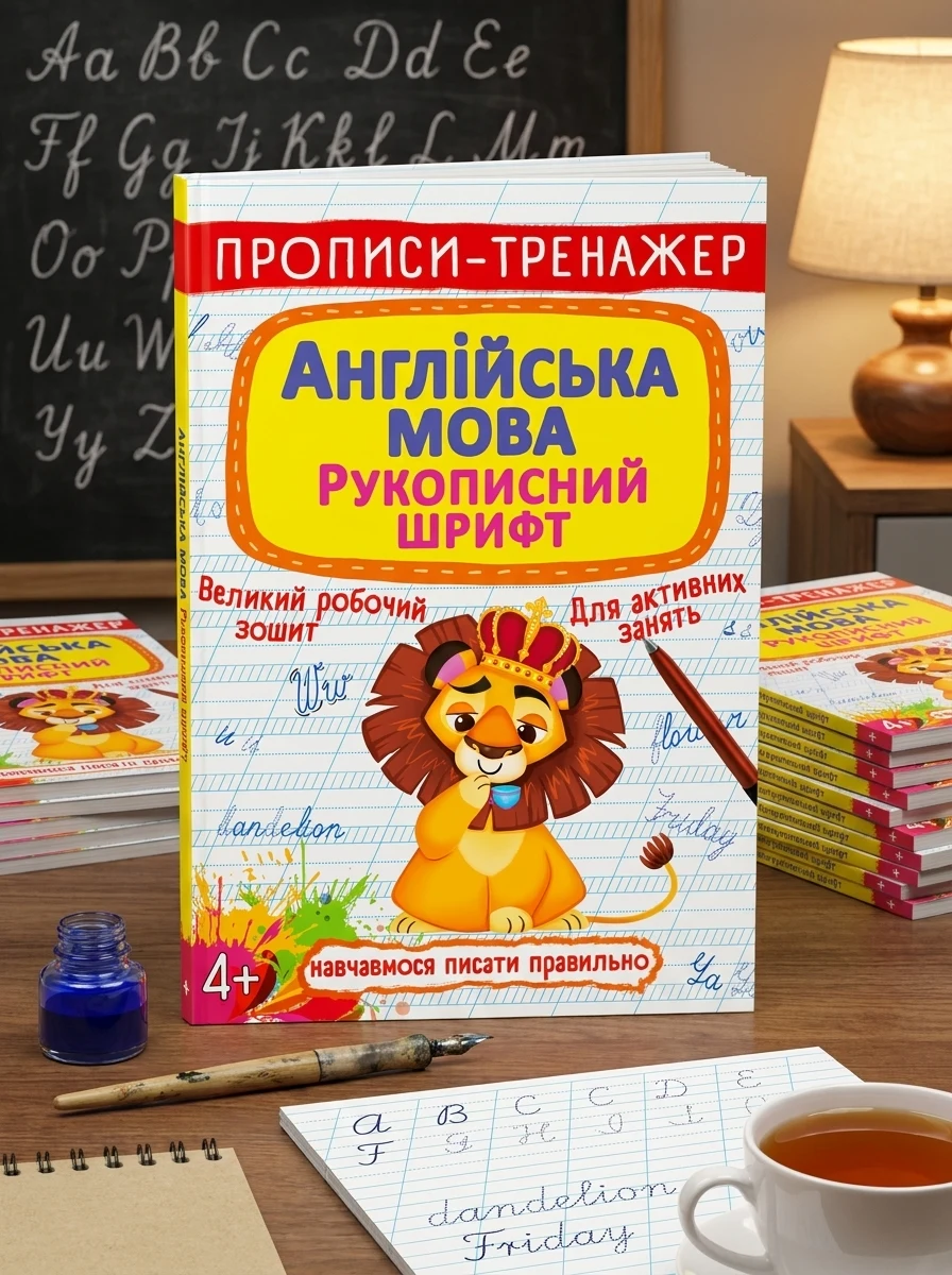 Прописи-тренажер. Англійська мова. Рукописний шрифт, — Вивчення мов