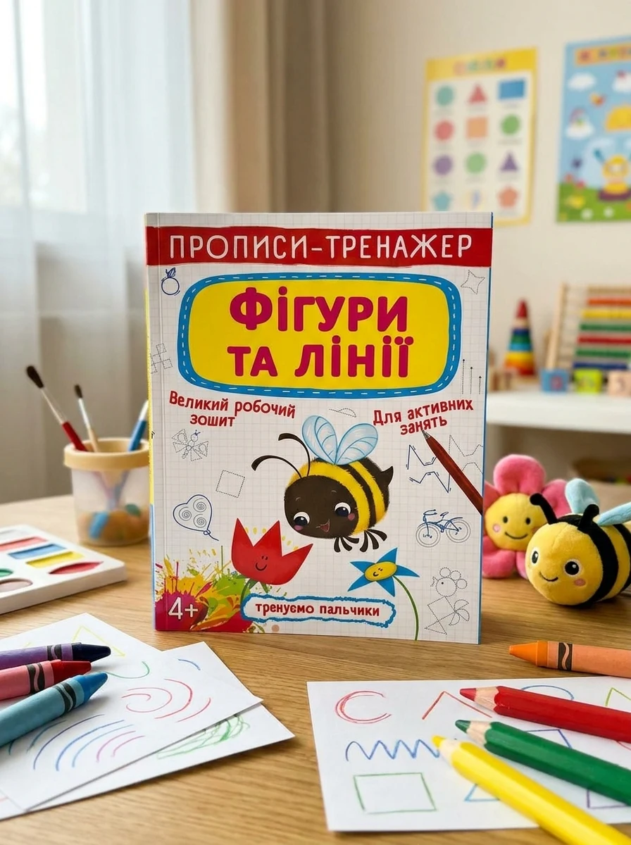 Прописи-тренажер. Фігури та лінії, — Дитяча література
