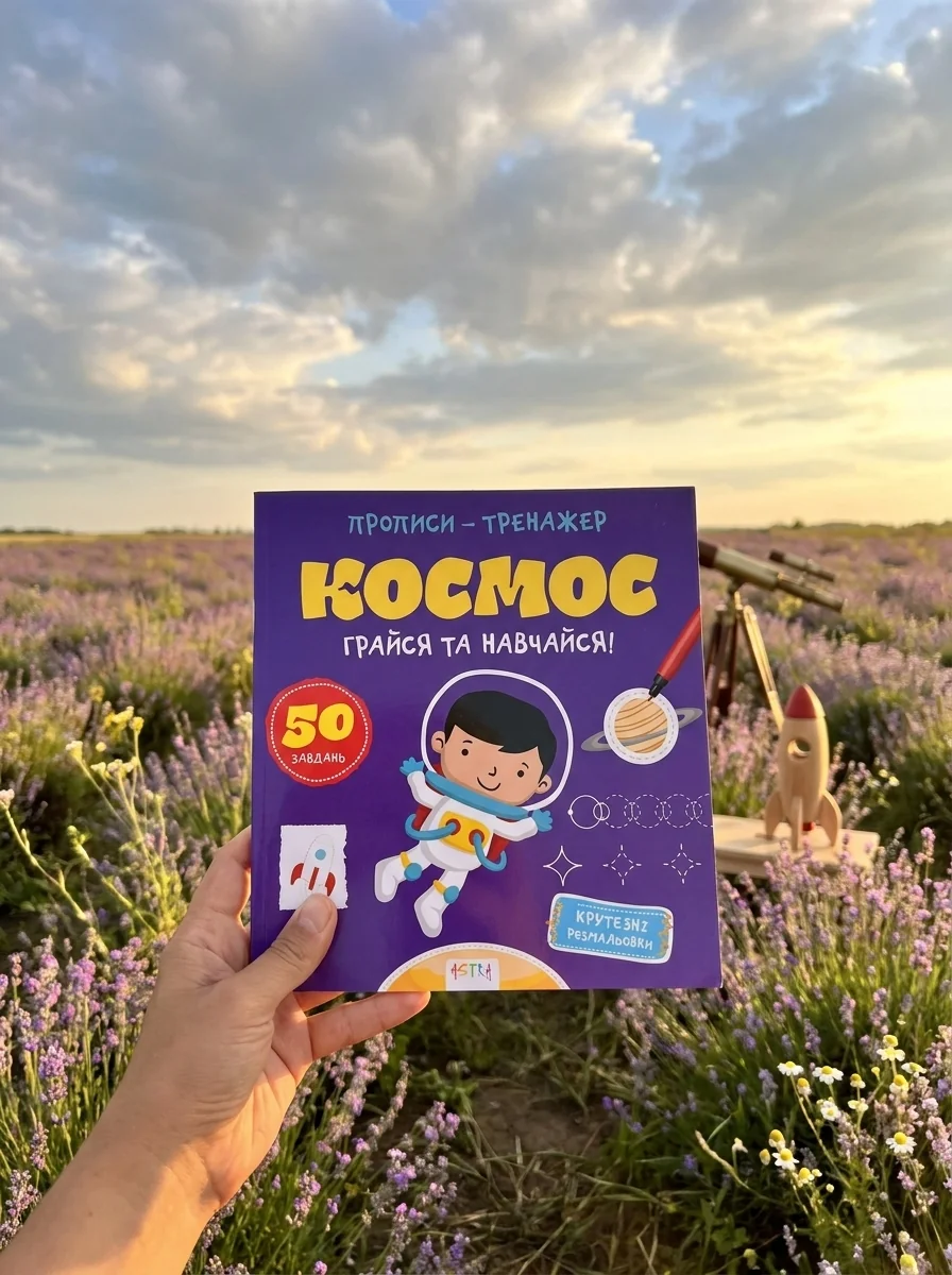 Прописи-тренажер. Космос — Розвивальні книги