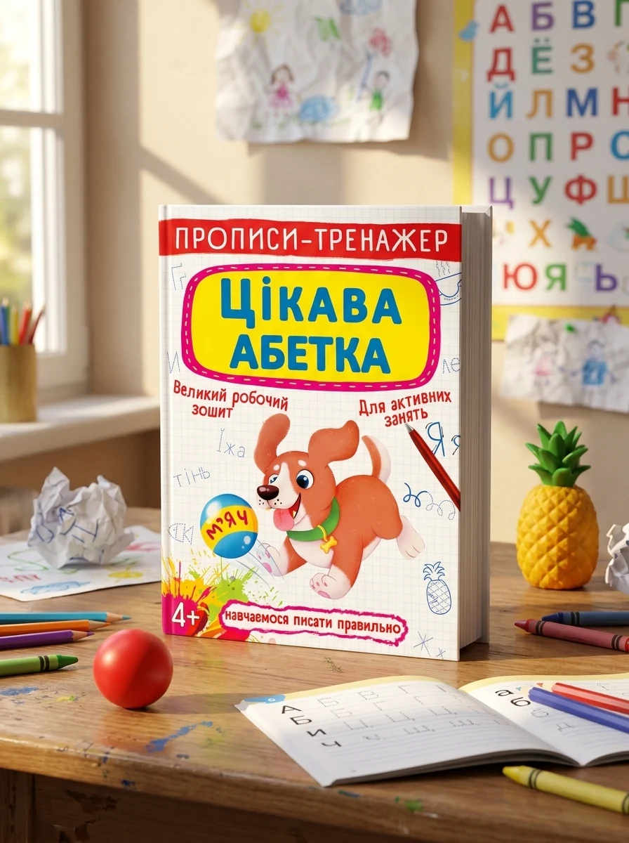 Прописи-тренажер. Цікава абетка, — Дитяча література