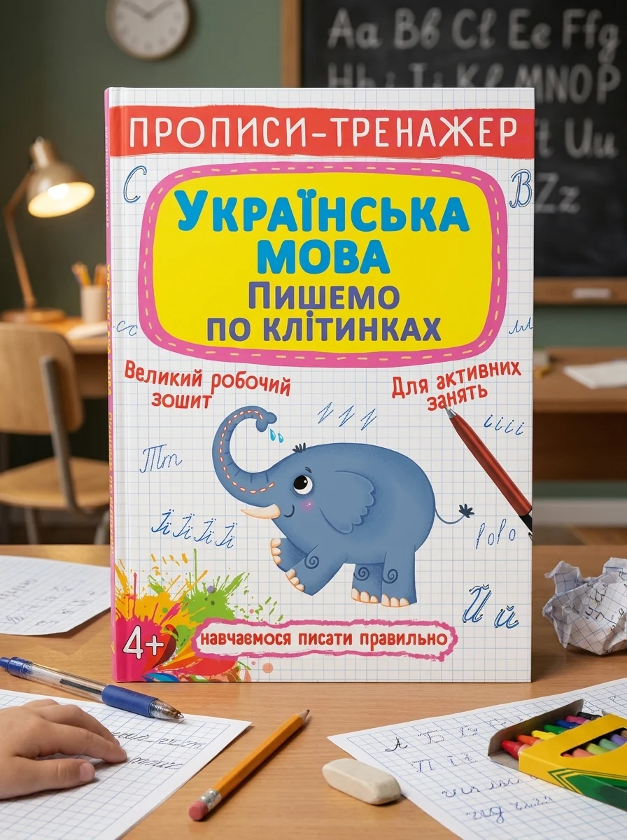 Прописи-тренажер. Українська мова. Пишемо по клітинкам, — Вивчення мов