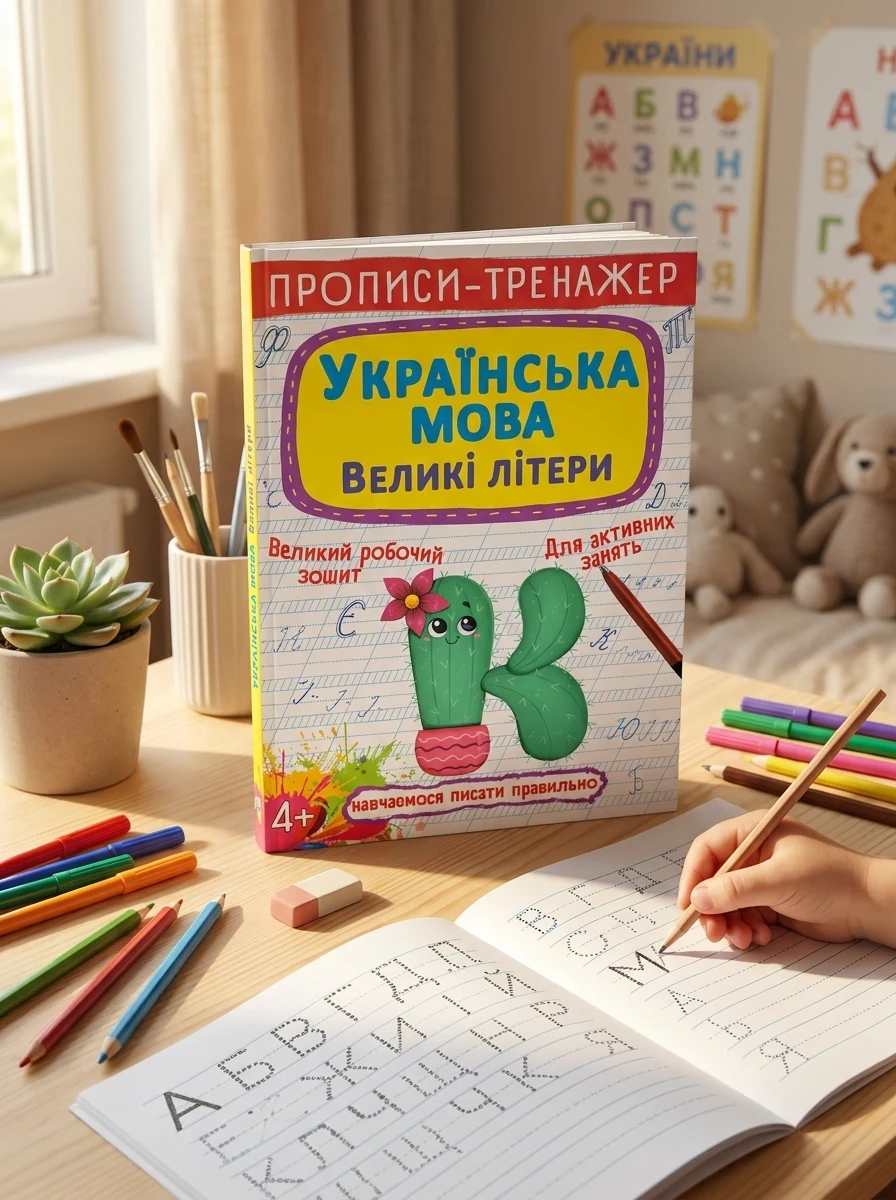 Прописи-тренажер. Українська мова. Великі літери, — Вивчення мов
