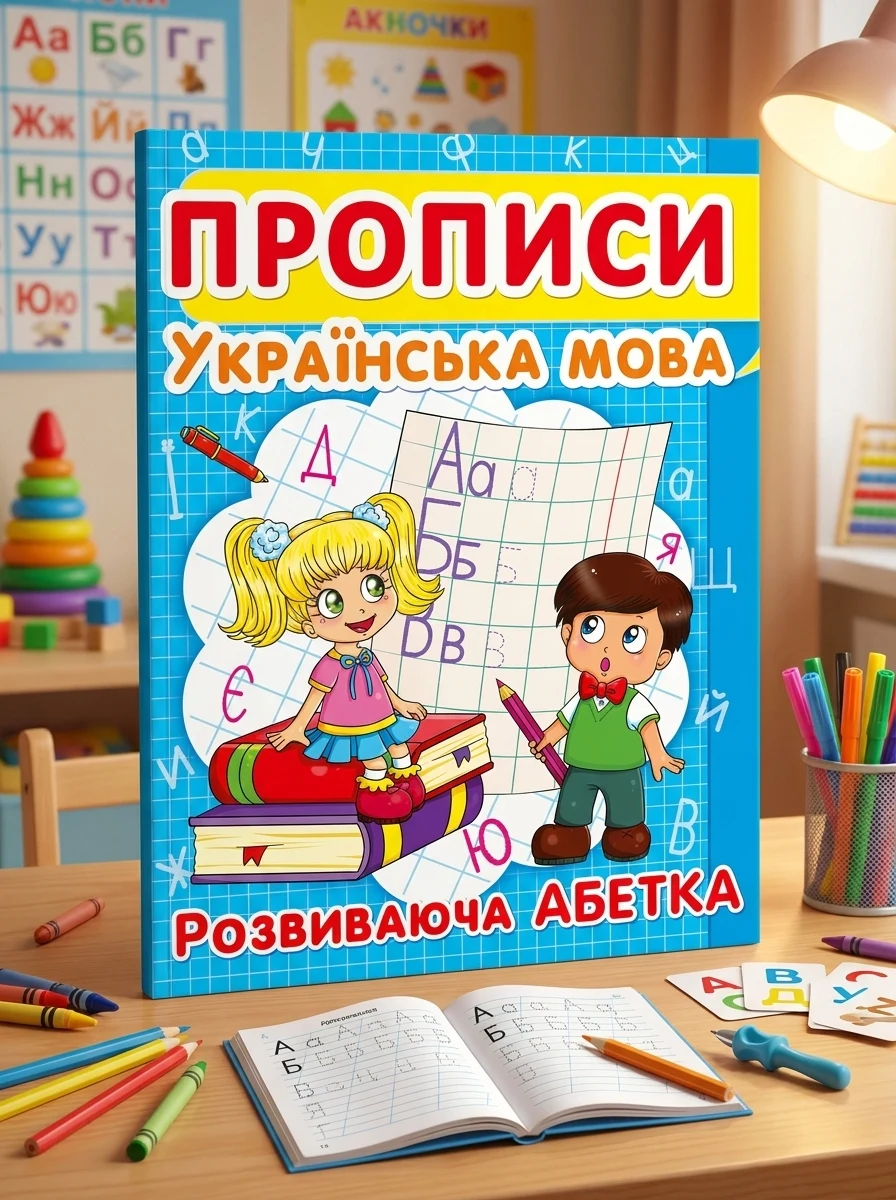 Прописи. Українська мова. Розвиваюча абетка, — Вивчення мов