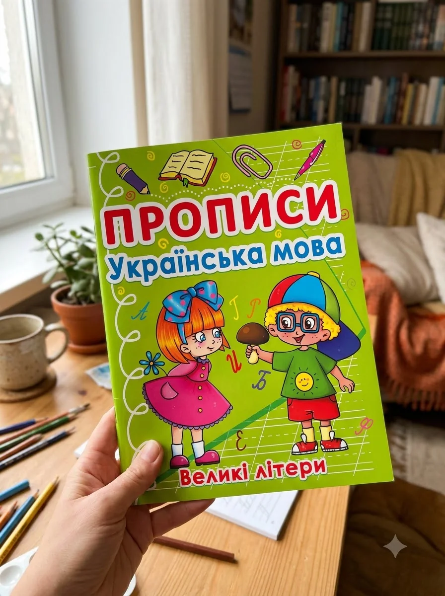 Прописи. Українська мова. Великі літери — Вивчення мов