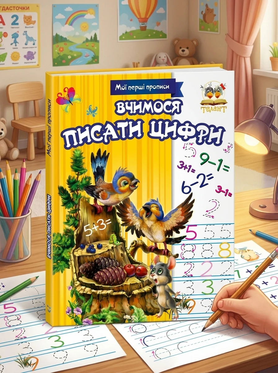 Прописи. Вчимося писати цифри — Дитяча література