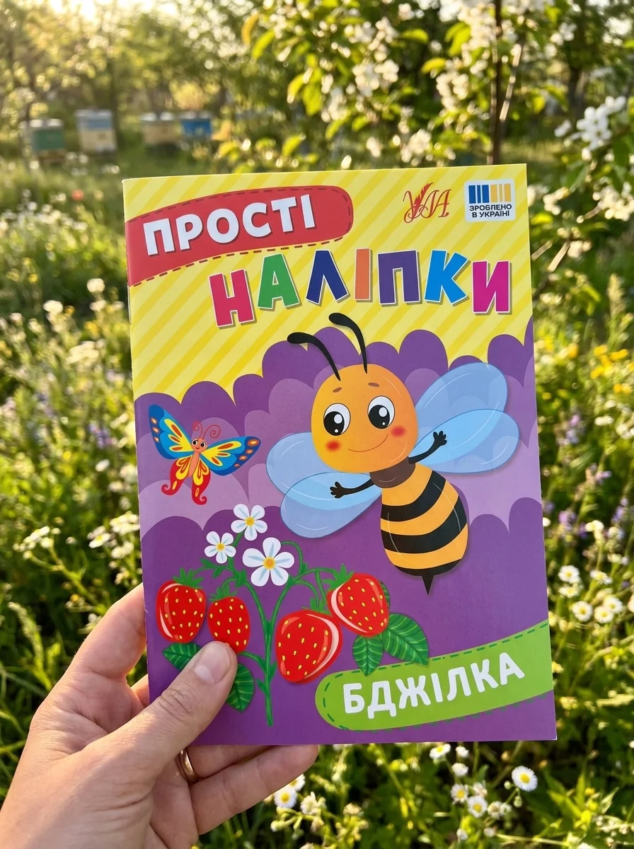 Прості наліпки. Бджілка — Дитяча література