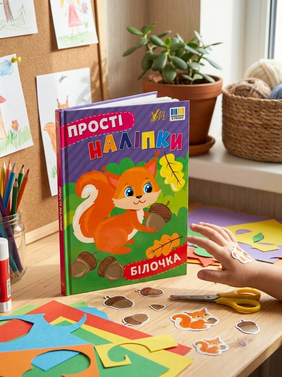 Прості наліпки. Білочка — фото 2