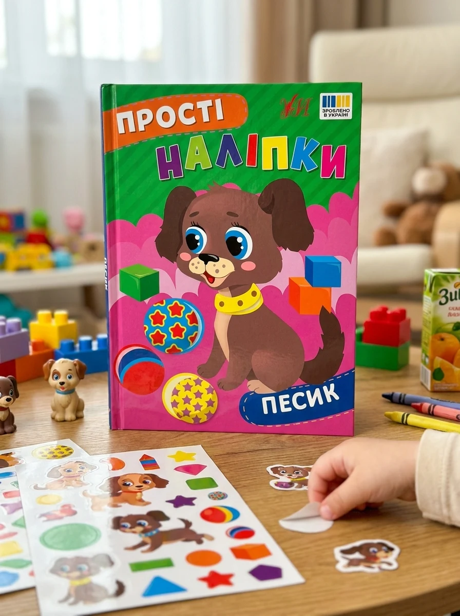 Прості наліпки. Песик — Дитяча література