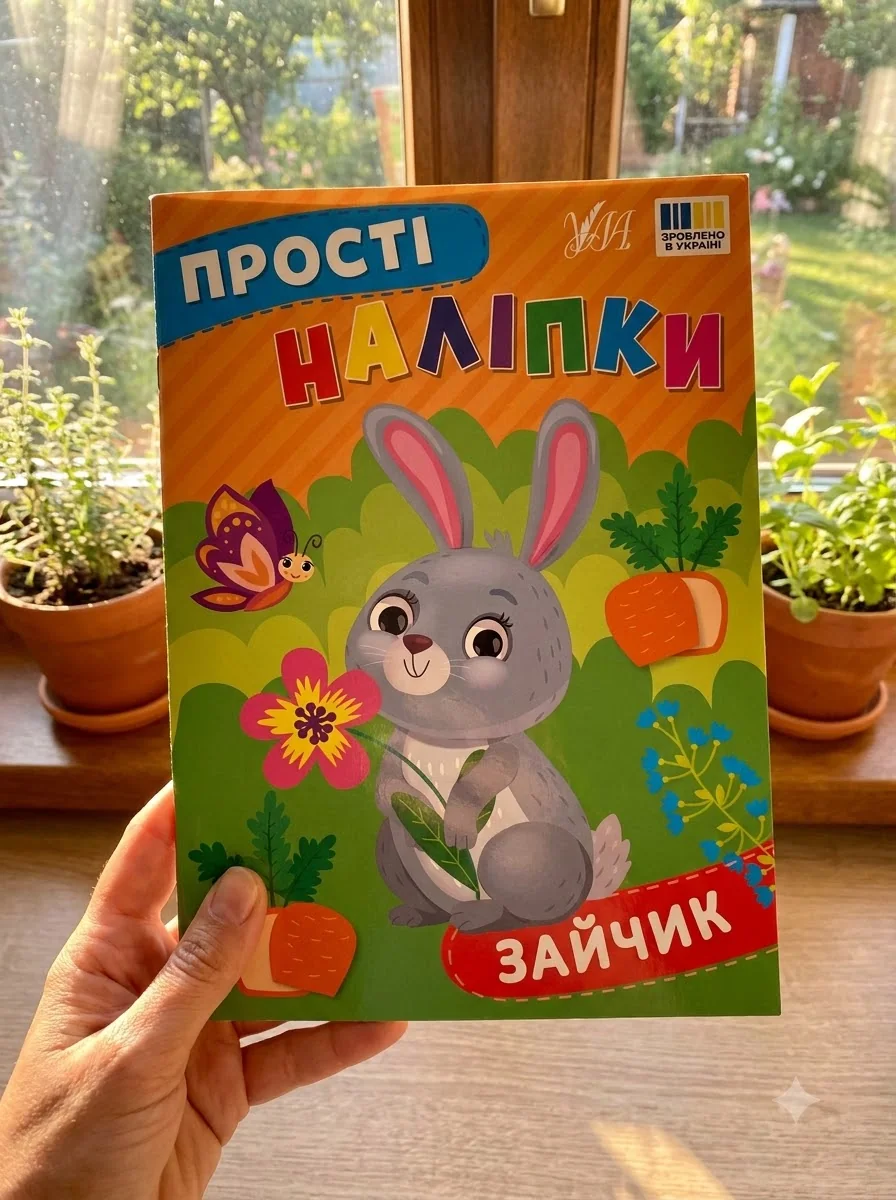 Прості наліпки. Зайчик — Дитяча література