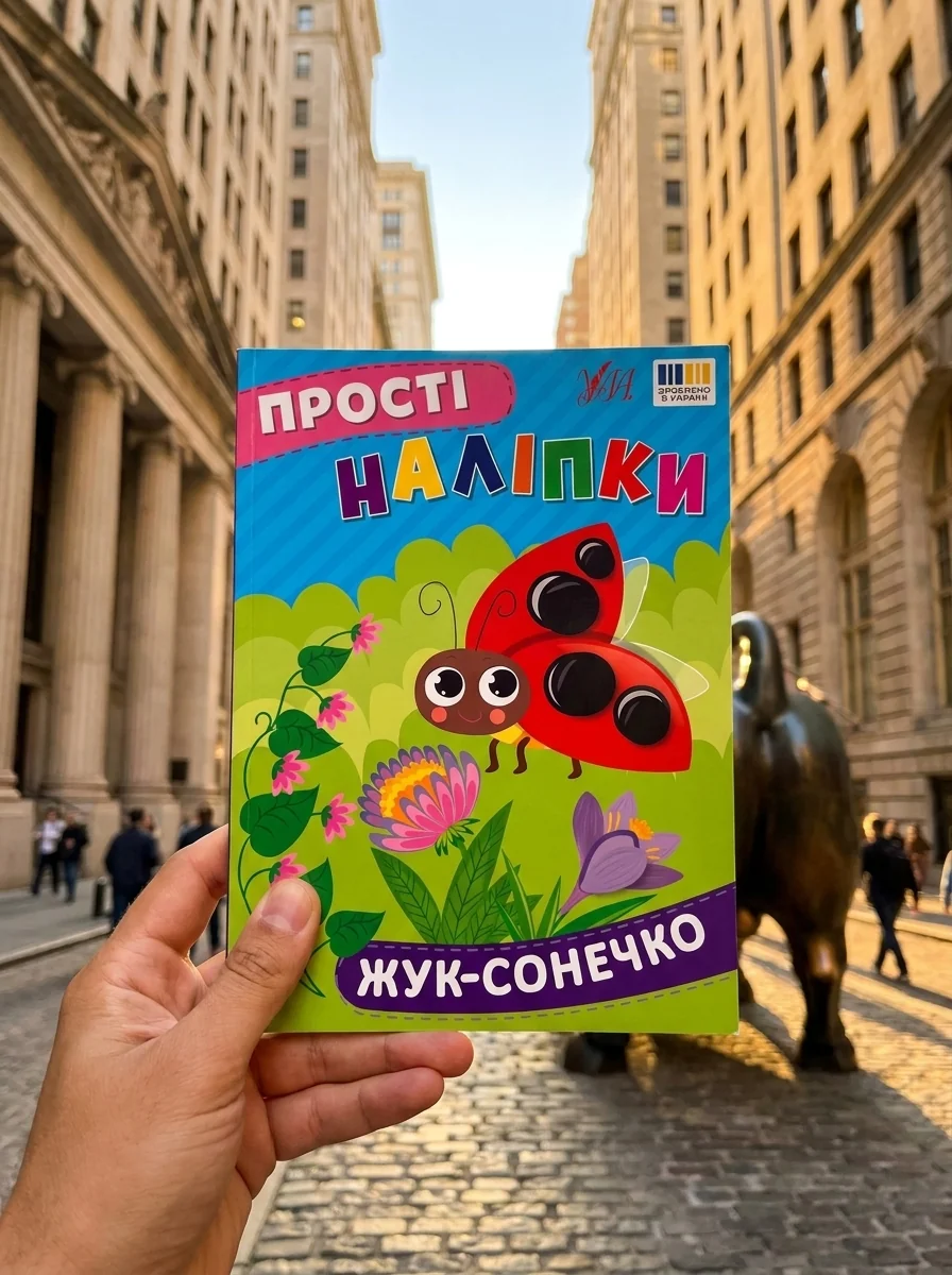 Прості наліпки. Жук-сонечко — Дитяча література