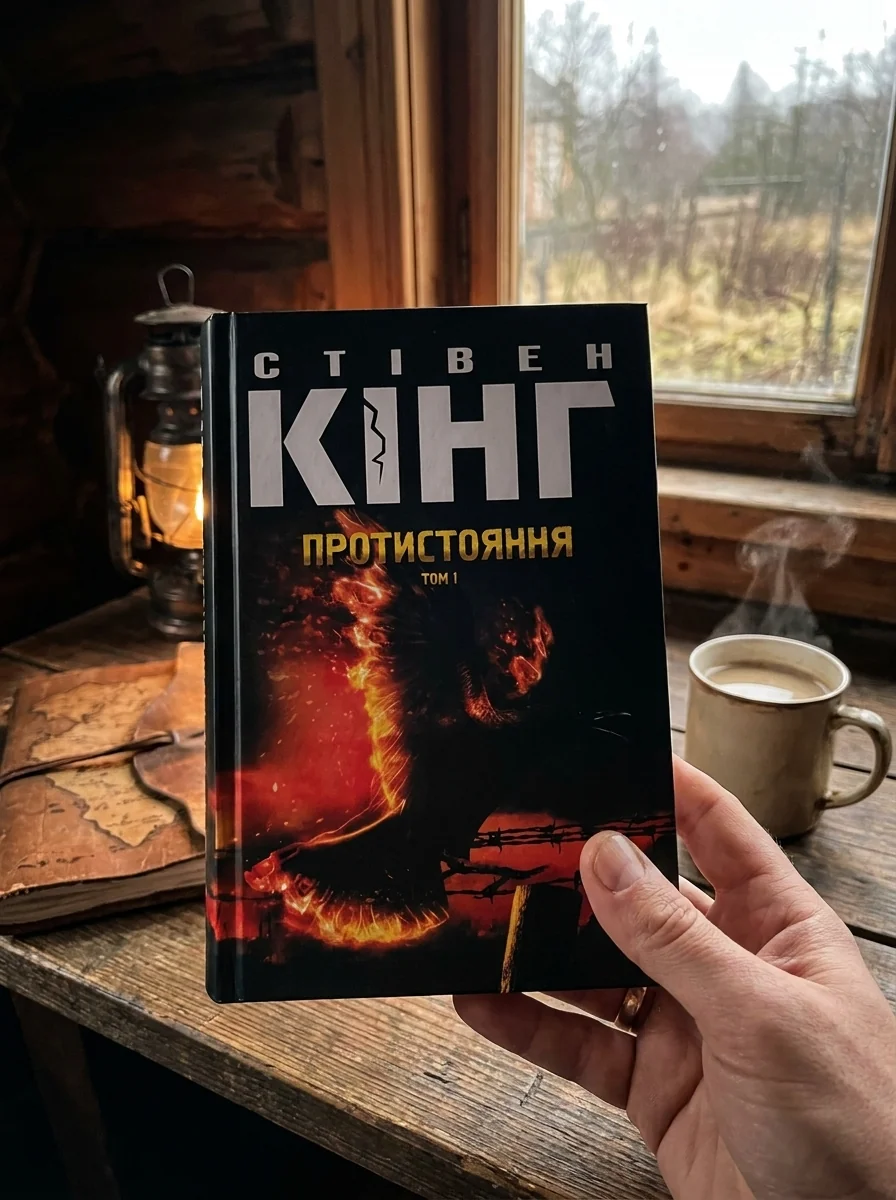 Протистояння. Том 1 — Стівен Кінг, обкладинка