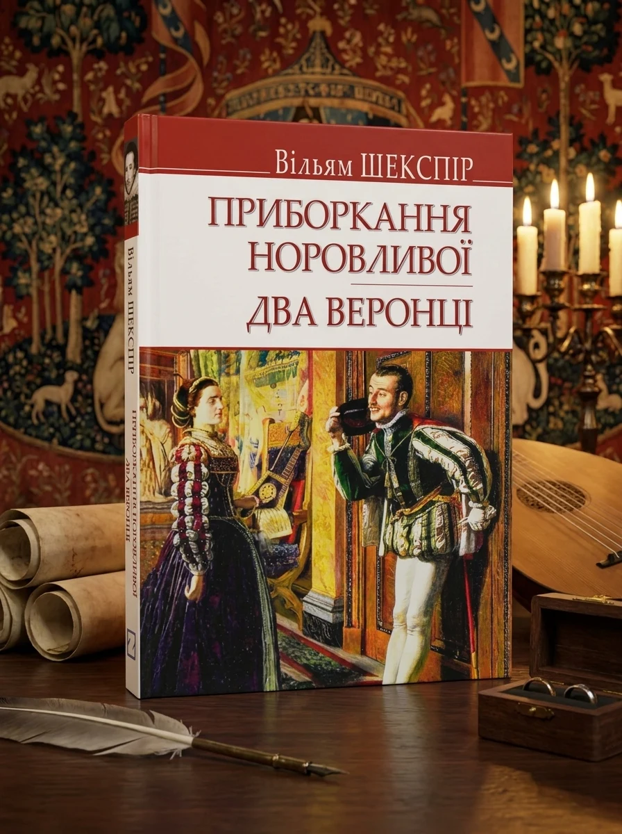 Приборкання норовливої. Два веронці — Художня література