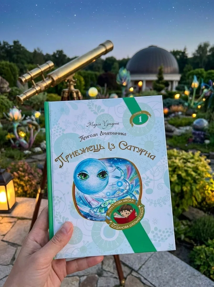 Пригоди Лумпумчика. Прибулець із Сатурна. У 4-х книгах. Книга 1 — Дитяча фантастика