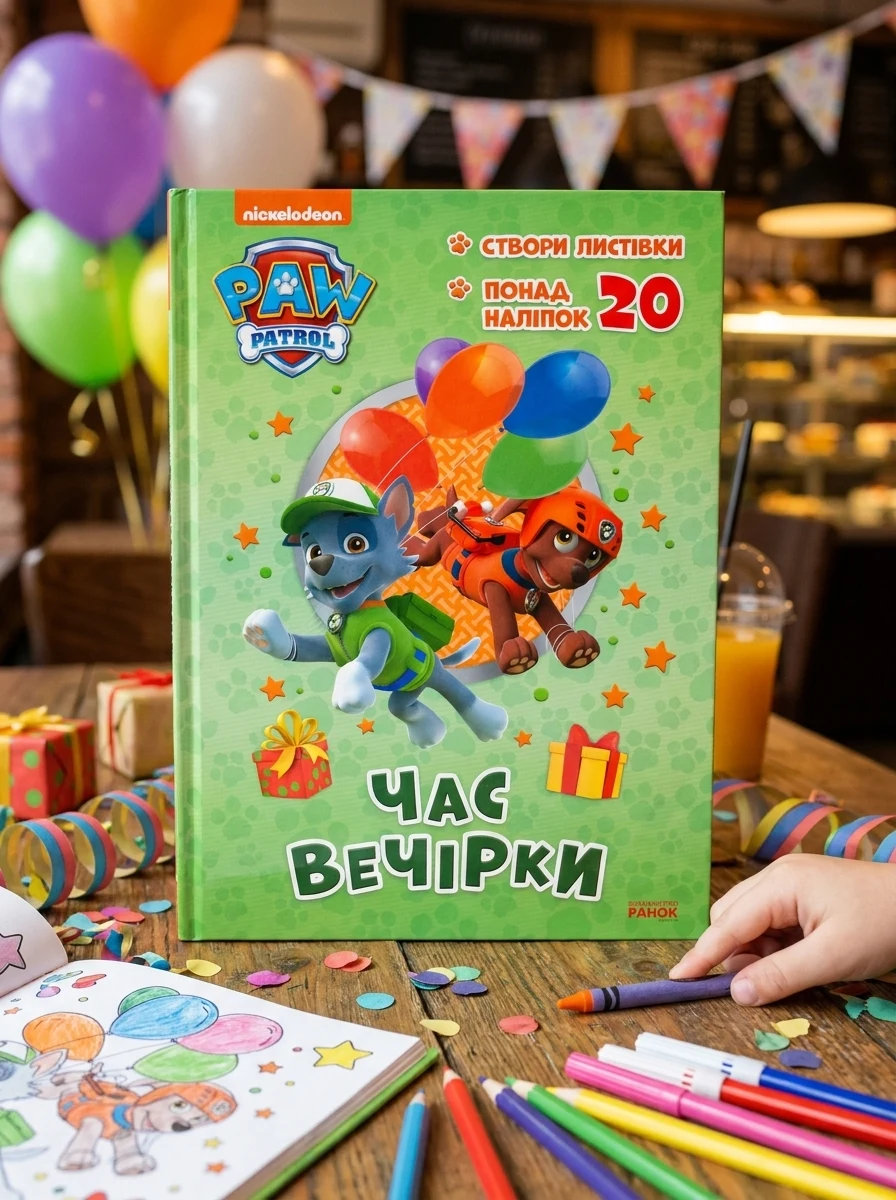 Пригодницькі розмальовки. Час вечірки, — Дитяча література