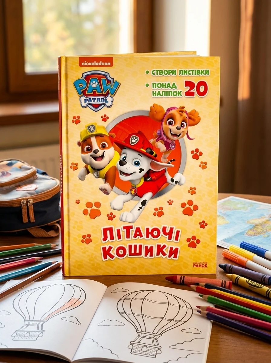 Пригодницькі розмальовки. Літаючі кошики, — Дитяча література