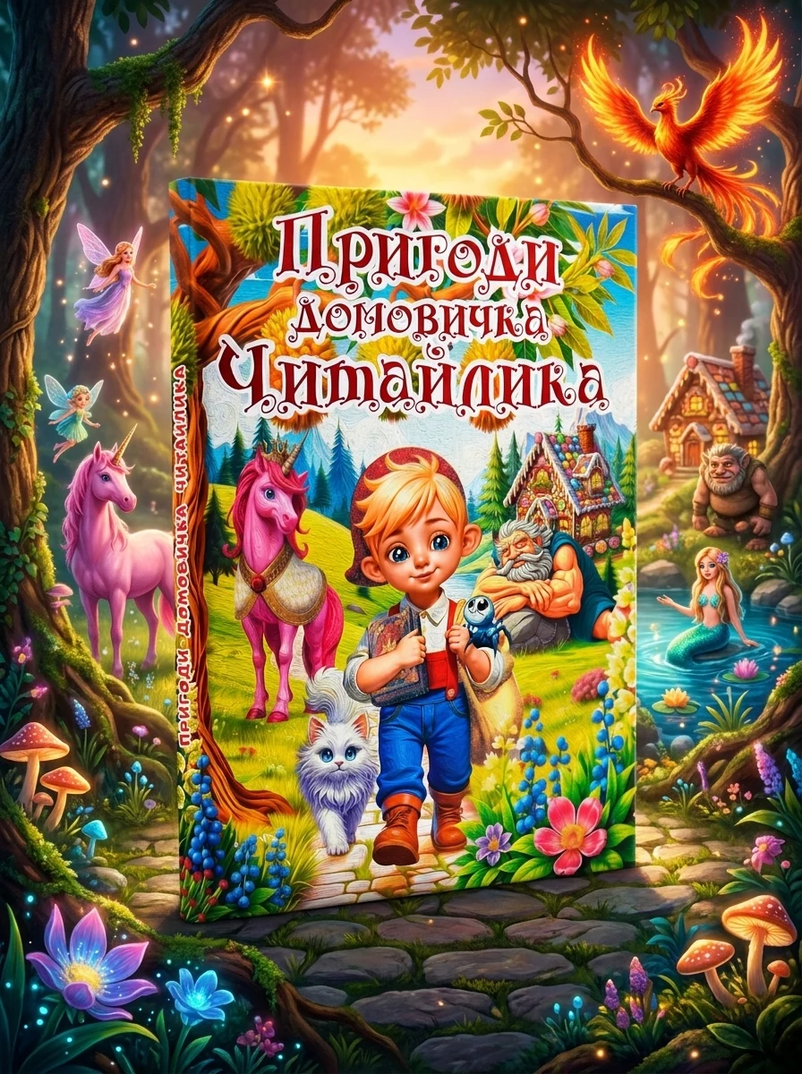 Пригоди домовичка Читайлика