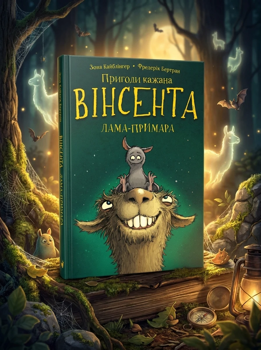 Пригоди кажана Вінсента. Книга 2: Вінсент і лама-примара — Дитяча література