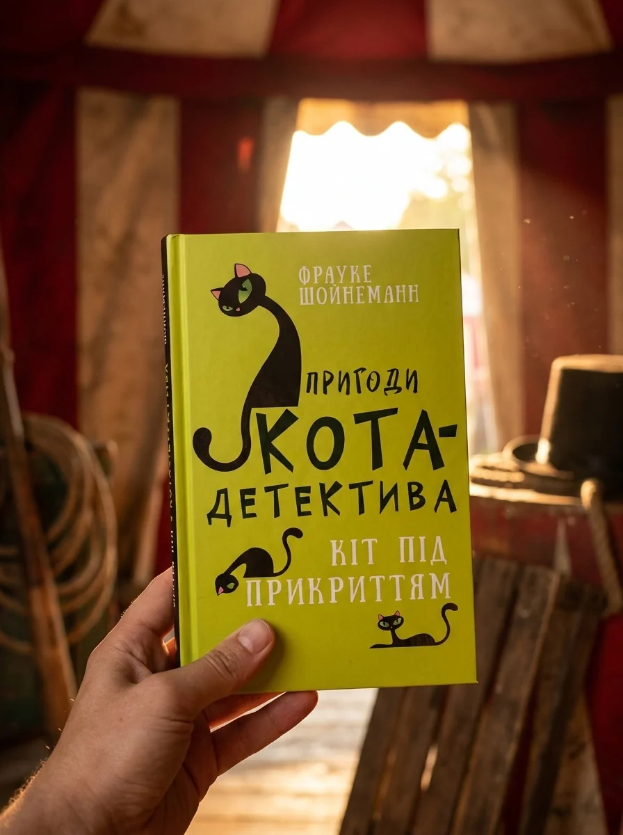 Пригоди кота-детектива. Книга 5. Кіт під прикриттям — Фрауке Шойнеманн, обкладинка