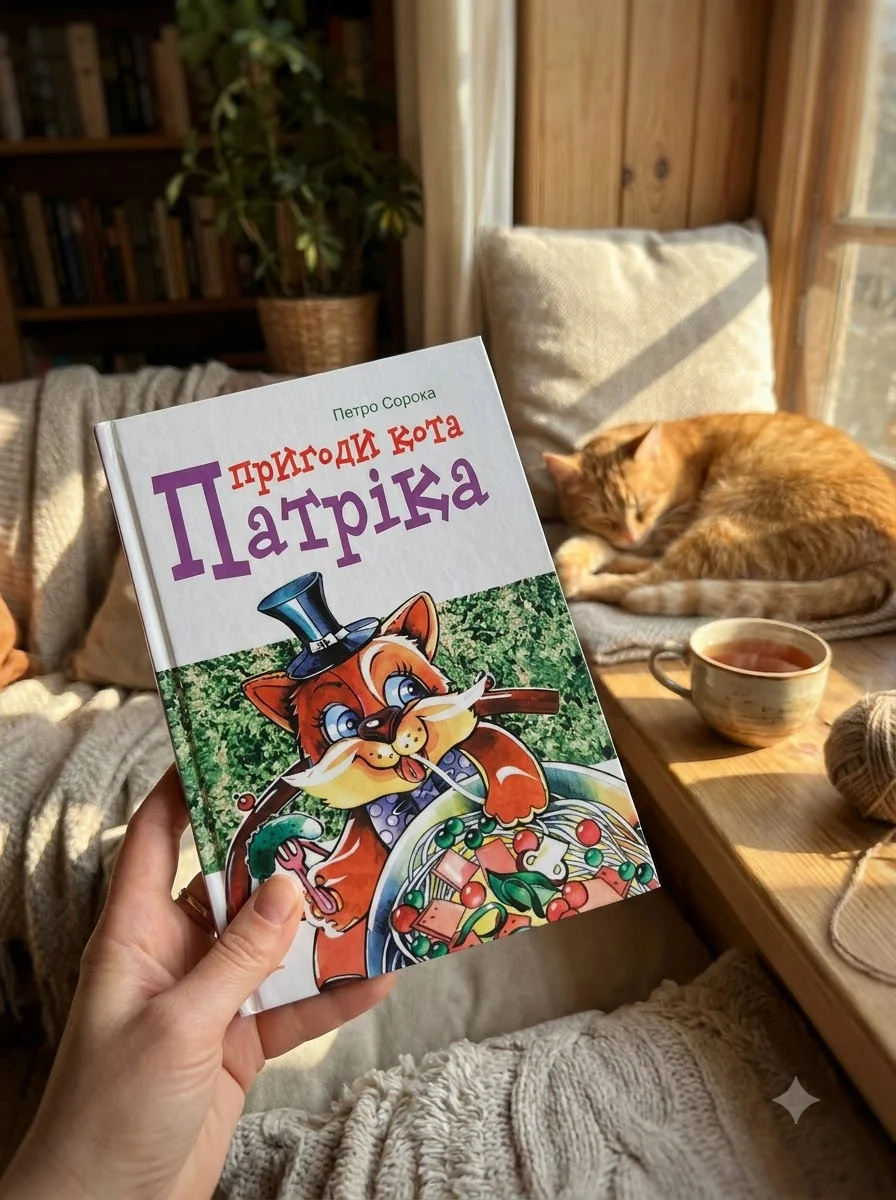 Пригоди кота Патріка — Дитяча література