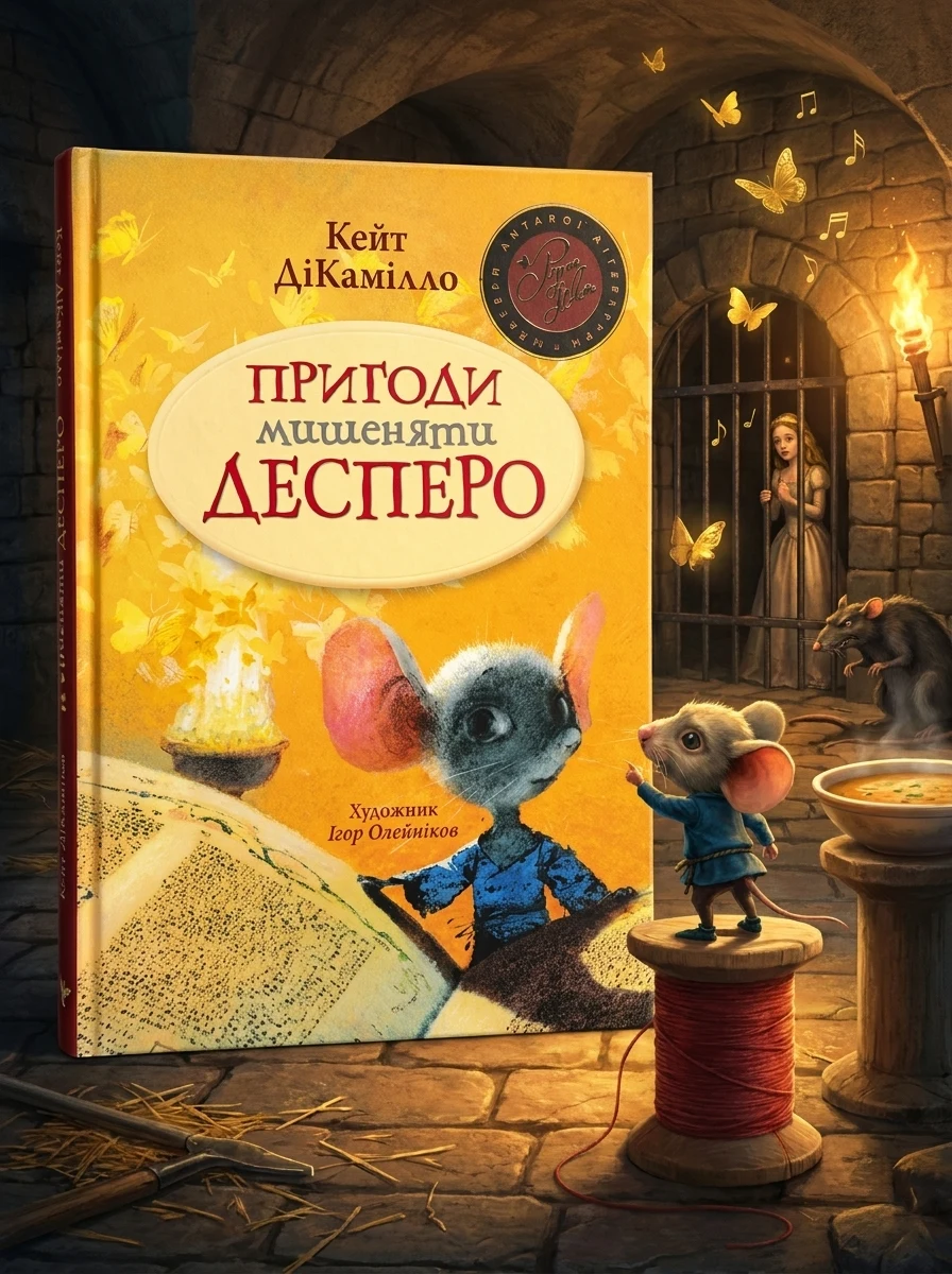 Пригоди мишеняти Десперо — Дитячі книги
