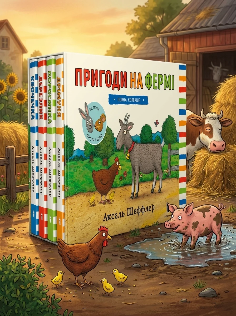 Пригоди на фермі. Повна колекція — Дитячі книги