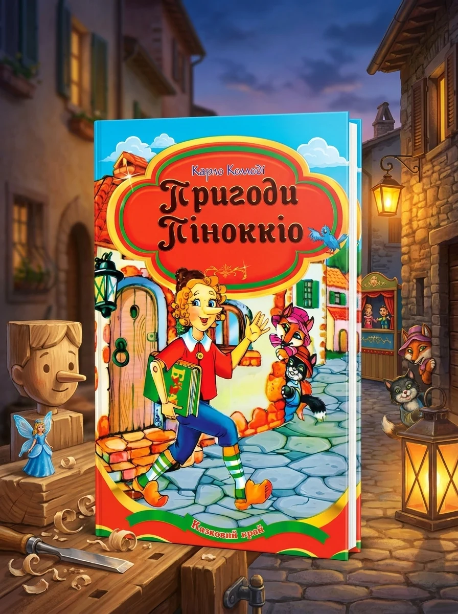 Пригоди Піноккіо (Казковий край) — Коллоді К., обкладинка