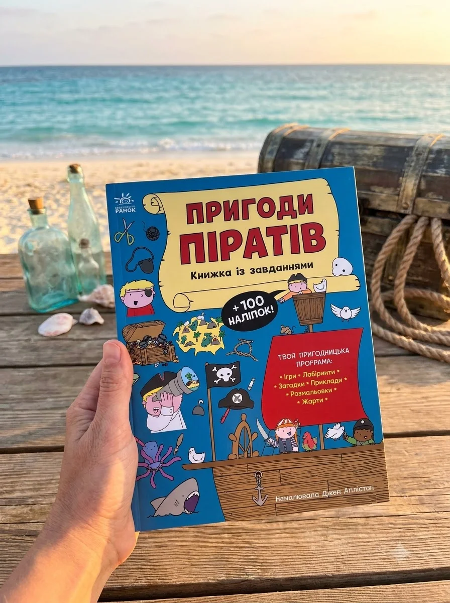 Пригоди піратів. Книжка із завданнями — фото 2