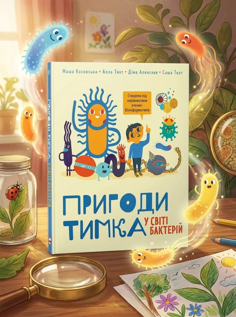 Пригоди Тимка у світі бактерій — Косовська Маша, обкладинка