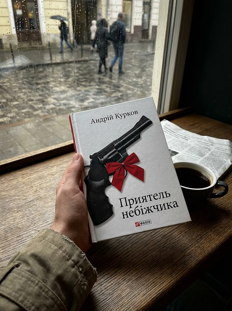 Приятель небіжчика — Андрій Курков, обкладинка