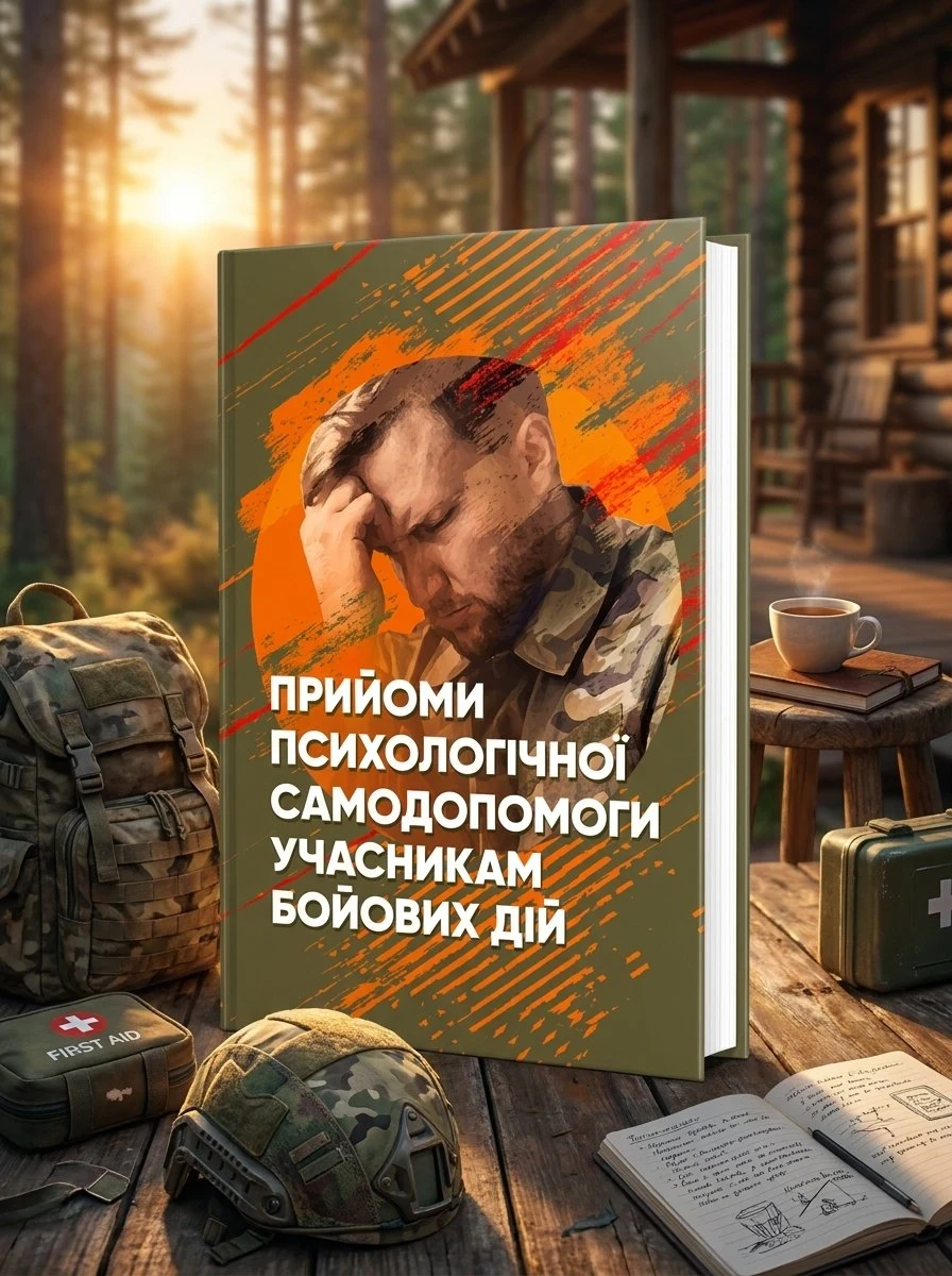 Прийоми психологічної самодопомоги учасникам бойових дій: методичні рекомендації, обкладинка